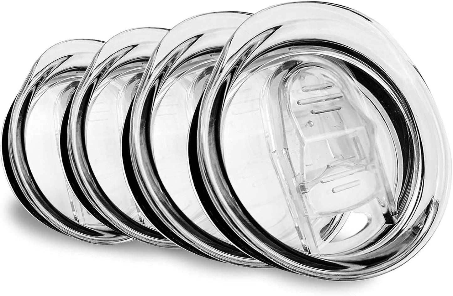 2 Pack 20oz Skinny Tumbler Replacement Lids,Spill Proof Covers | Splash Resistant Sliding Covers with Seal Ring,for 20oz Strainght Skinny Tumbler,Straw Friendly, BPA Free,Leak-proof