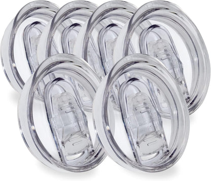 2 Pack 20oz Skinny Tumbler Replacement Lids,Spill Proof Covers | Splash Resistant Sliding Covers with Seal Ring,for 20oz Strainght Skinny Tumbler,Straw Friendly, BPA Free,Leak-proof