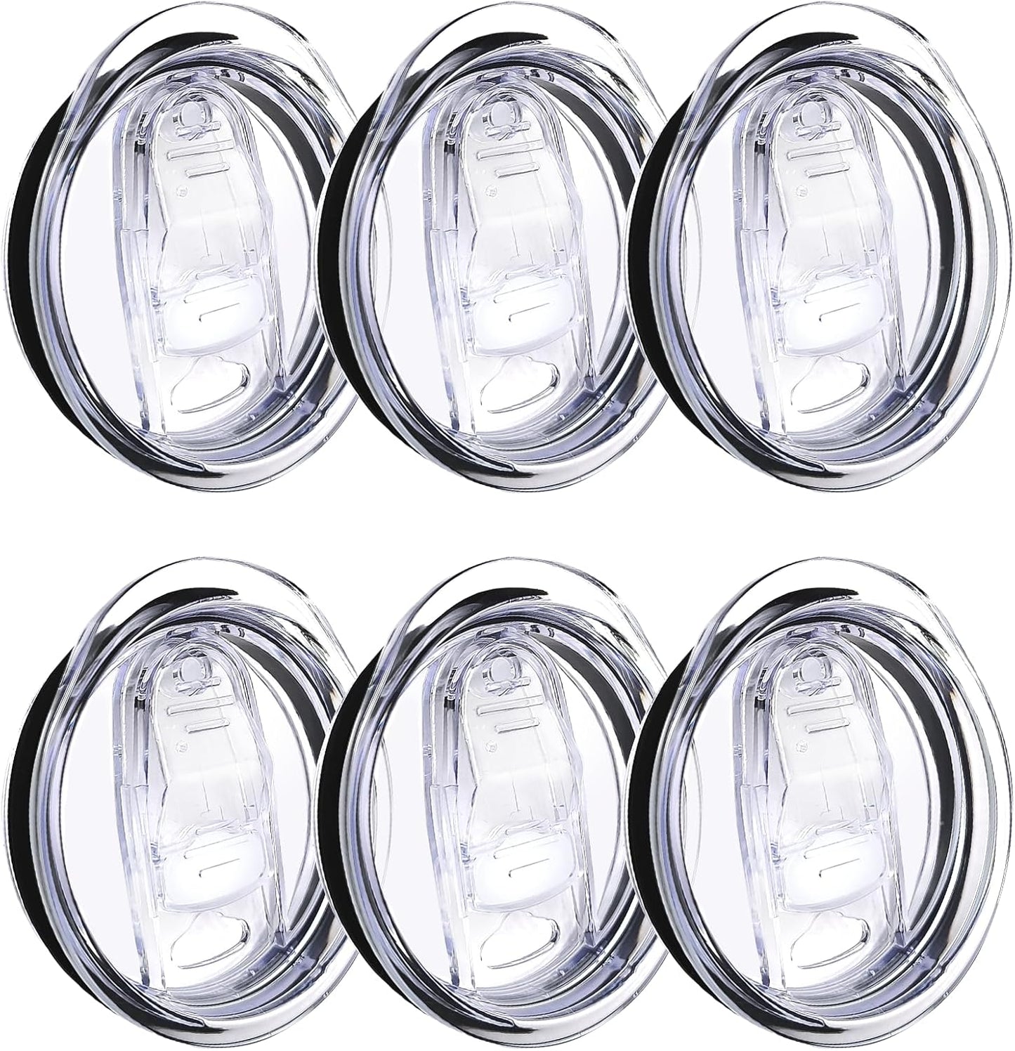 2 Pack 20oz Skinny Tumbler Replacement Lids,Spill Proof Covers | Splash Resistant Sliding Covers with Seal Ring,for 20oz Strainght Skinny Tumbler,Straw Friendly, BPA Free,Leak-proof