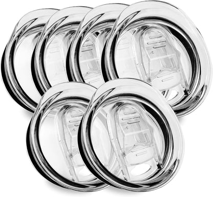 2 Pack 20oz Skinny Tumbler Replacement Lids,Spill Proof Covers | Splash Resistant Sliding Covers with Seal Ring,for 20oz Strainght Skinny Tumbler,Straw Friendly, BPA Free,Leak-proof