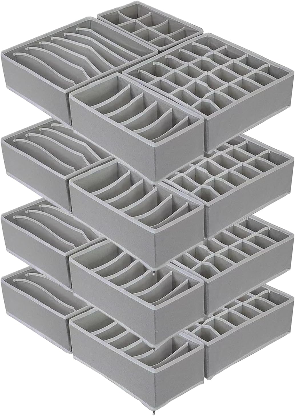 Baby Dresser Organizer 16 Pack, Nursery Drawer Organizer for Baby Clothes