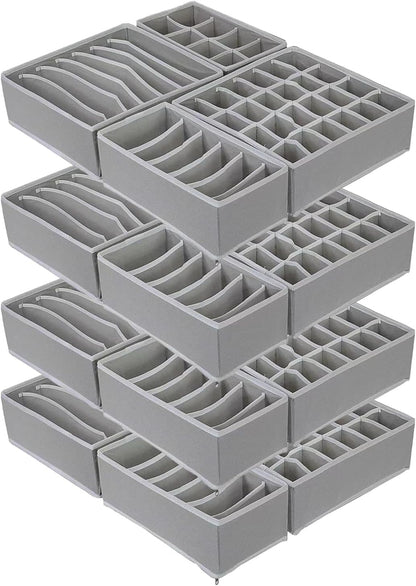 Baby Dresser Organizer 16 Pack, Nursery Drawer Organizer for Baby Clothes