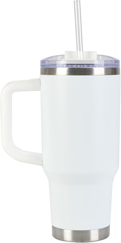 Pelican Porter™ 30 oz Travel Tumbler – Recycled Stainless Steel, Vacuum Insulated Mug with Handle – Keeps Drinks Hot 9 Hrs / Cold 16 Hrs – Spill-Resistant Lid, Dishwasher Safe– DESERT SAGE