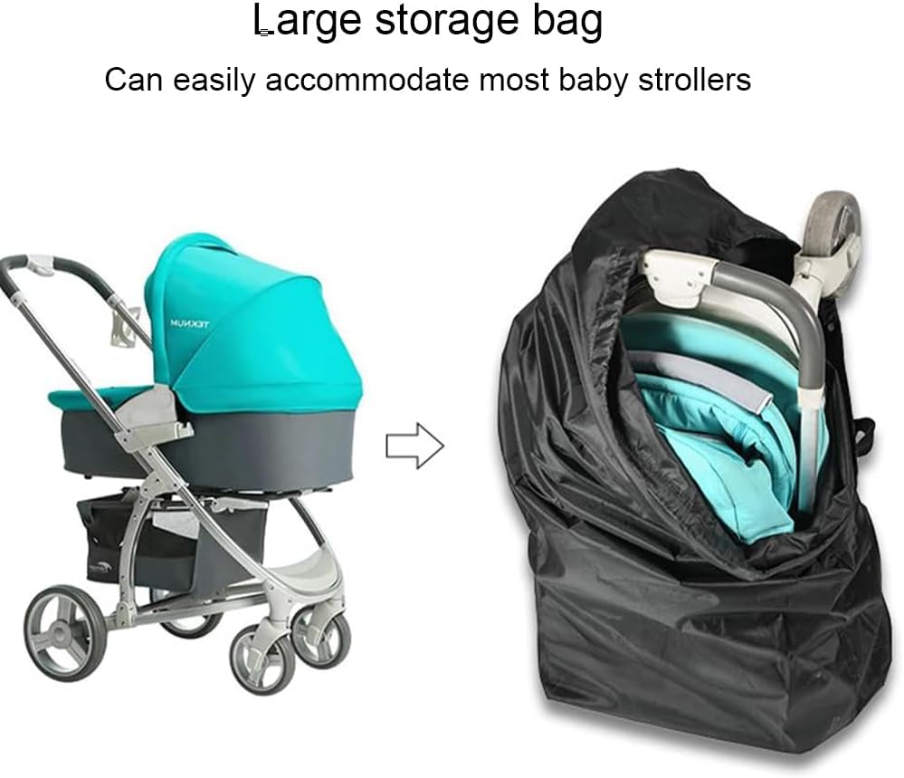 Stroller Travel Bag Waterproof for Airplane with Carry Strap Baby Stroller Cover for Airplane Perfect for Baby Travel Essentials