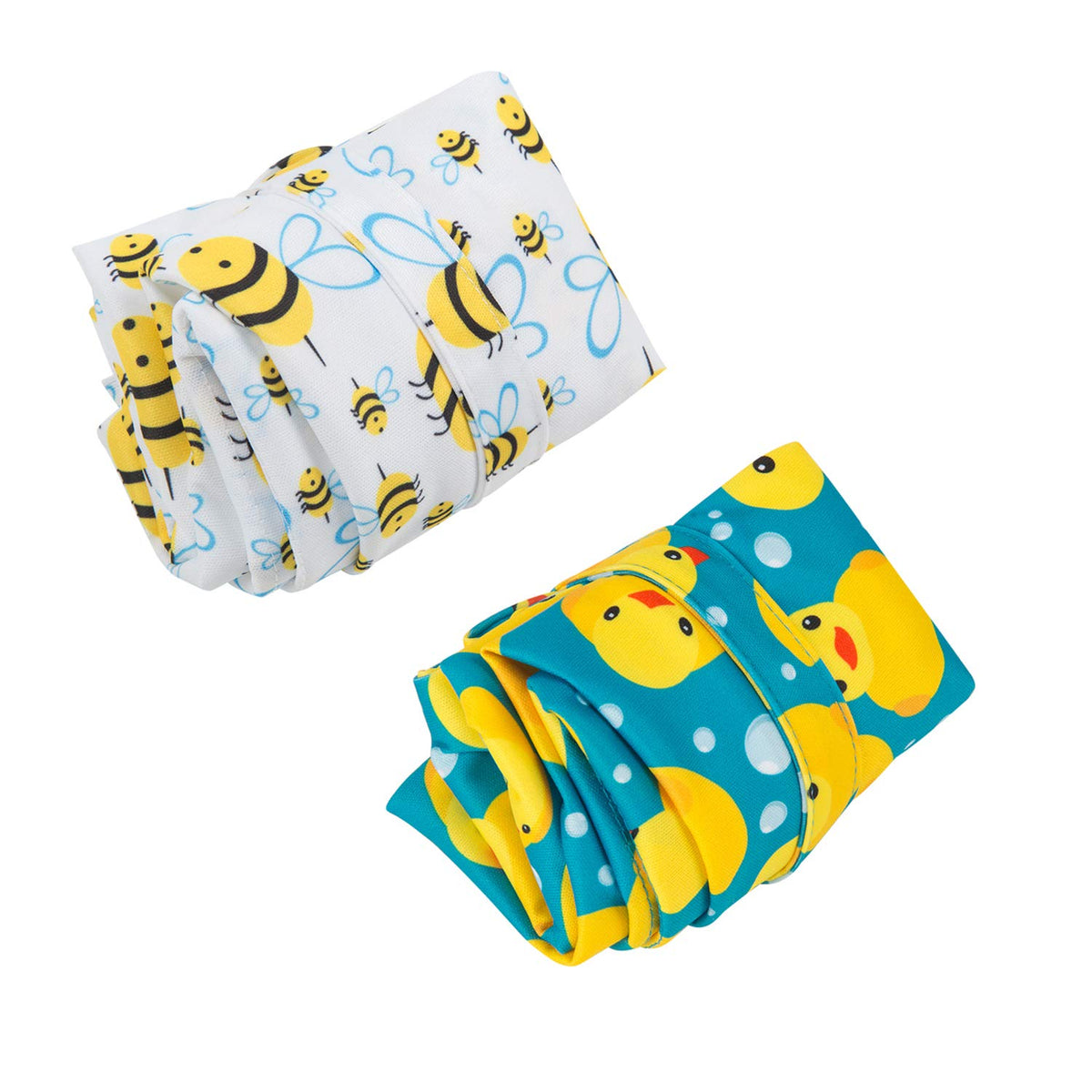 3 Pcs Cloth Diaper Wet Dry Bags Waterproof Reusable with Two Zippered Pockets Travel Beach Pool Daycare Soiled Baby Items Yoga Gym Bag for Swimsuits or Wet Clothes Small Medium Large - Colors A