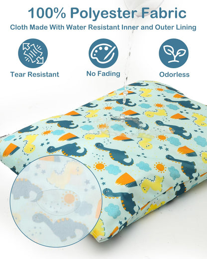3 Pcs Cloth Diaper Wet Dry Bags Waterproof Reusable with Two Zippered Pockets Travel Beach Pool Daycare Soiled Baby Items Yoga Gym Bag for Swimsuits or Wet Clothes Small Medium Large - Colors A