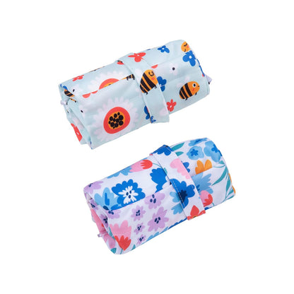3 Pcs Cloth Diaper Wet Dry Bags Waterproof Reusable with Two Zippered Pockets Travel Beach Pool Daycare Soiled Baby Items Yoga Gym Bag for Swimsuits or Wet Clothes Small Medium Large - Colors A