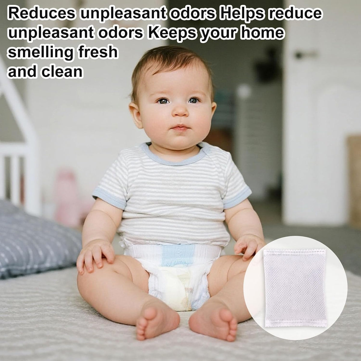 12pcs Carbon Filter Refills for Playtex Diaper Genie Cans 20g