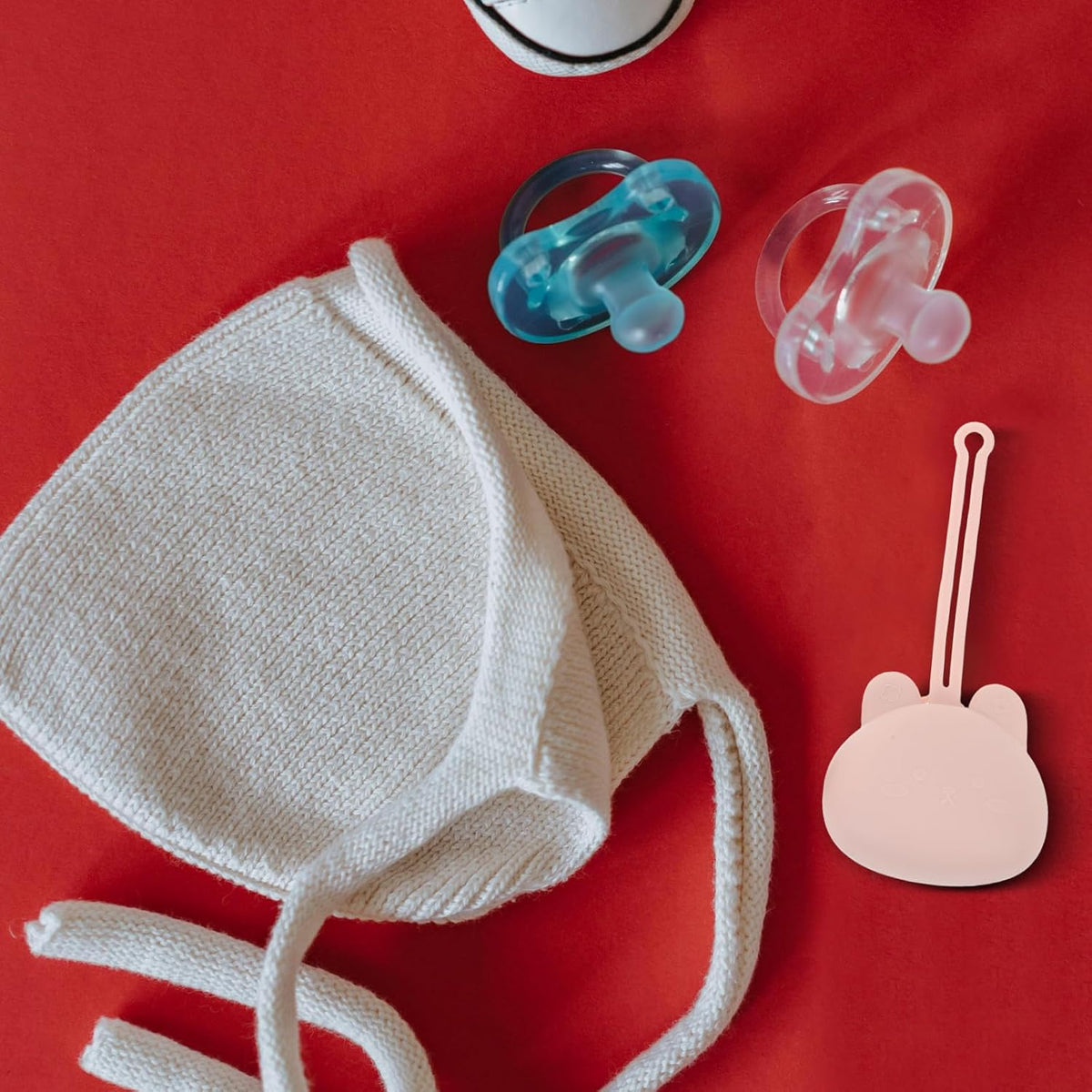 Silicone Pacifier Holder Travel Storage Case for Infants