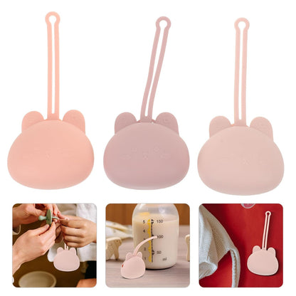 Silicone Pacifier Holder Travel Storage Case for Infants