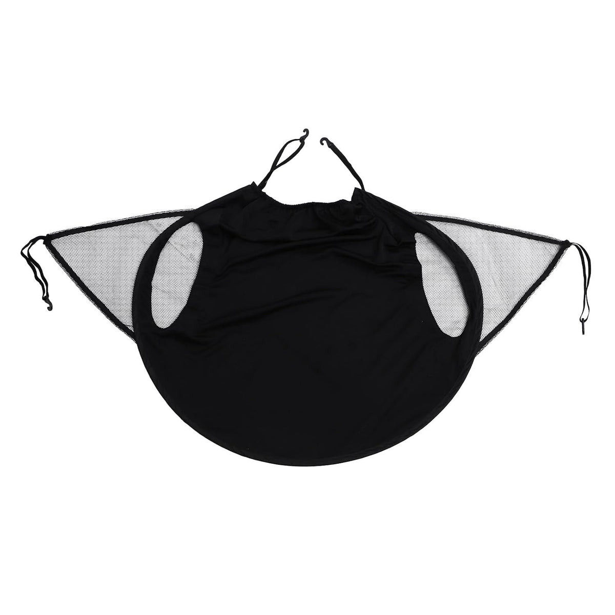 Stroller Sunscreen Umbrella Full-Cover Sunshade Windproof Black Canopy for Stroller Weather Protection Shade for Outdoor Use