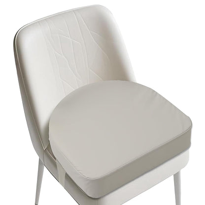 U-Shaped Toddler Booster Seat for Kitchen Chair (Big Size) Dining Table, Portable Waterproof PU Material Kids Booster Seat with Safety Buckles, High Cushion for Travel with Non-Slip Bottom