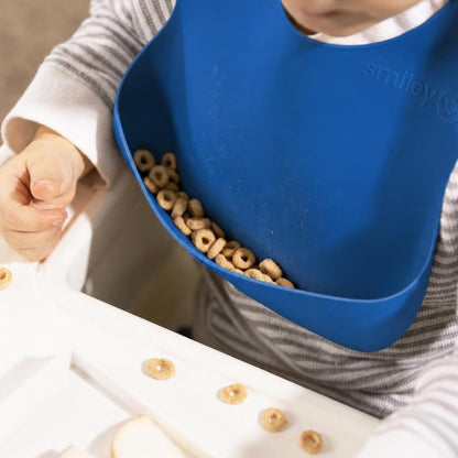 Silicone Baby Bib, Roll-Up Travel Feeding Bib