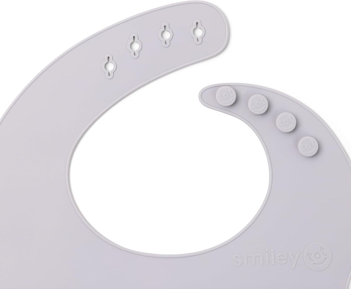 Silicone Baby Bib, Roll-Up Travel Feeding Bib