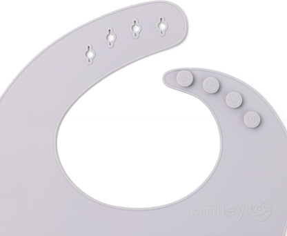 Silicone Baby Bib, Roll-Up Travel Feeding Bib