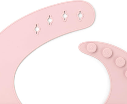 Silicone Baby Bib, Roll-Up Travel Feeding Bib