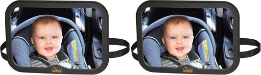 Driver's Baby Mirror 360 Degree View (Pack of 2)