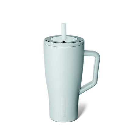 Era 20 oz Tumbler with Handle and Straw | 100% Leakproof Insulated Tumbler with Lid and Straw | Made of Stainless Steel | Cup Holder Friendly Base | 20oz (Dune)
