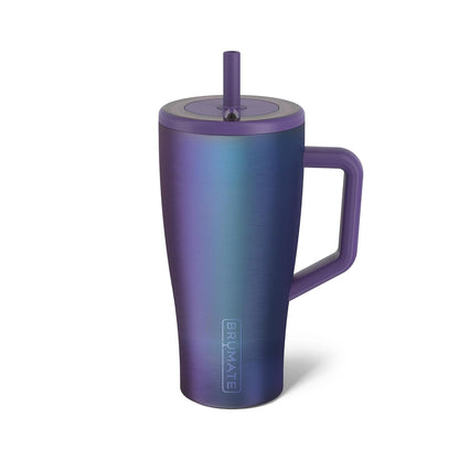 Era 20 oz Tumbler with Handle and Straw | 100% Leakproof Insulated Tumbler with Lid and Straw | Made of Stainless Steel | Cup Holder Friendly Base | 20oz (Dune)