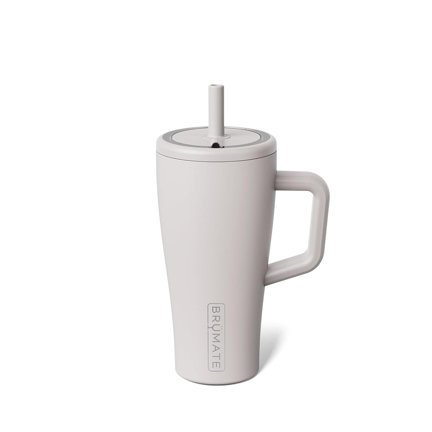 Era 20 oz Tumbler with Handle and Straw | 100% Leakproof Insulated Tumbler with Lid and Straw | Made of Stainless Steel | Cup Holder Friendly Base | 20oz (Dune)