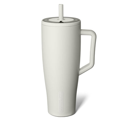 Era 20 oz Tumbler with Handle and Straw | 100% Leakproof Insulated Tumbler with Lid and Straw | Made of Stainless Steel | Cup Holder Friendly Base | 20oz (Dune)