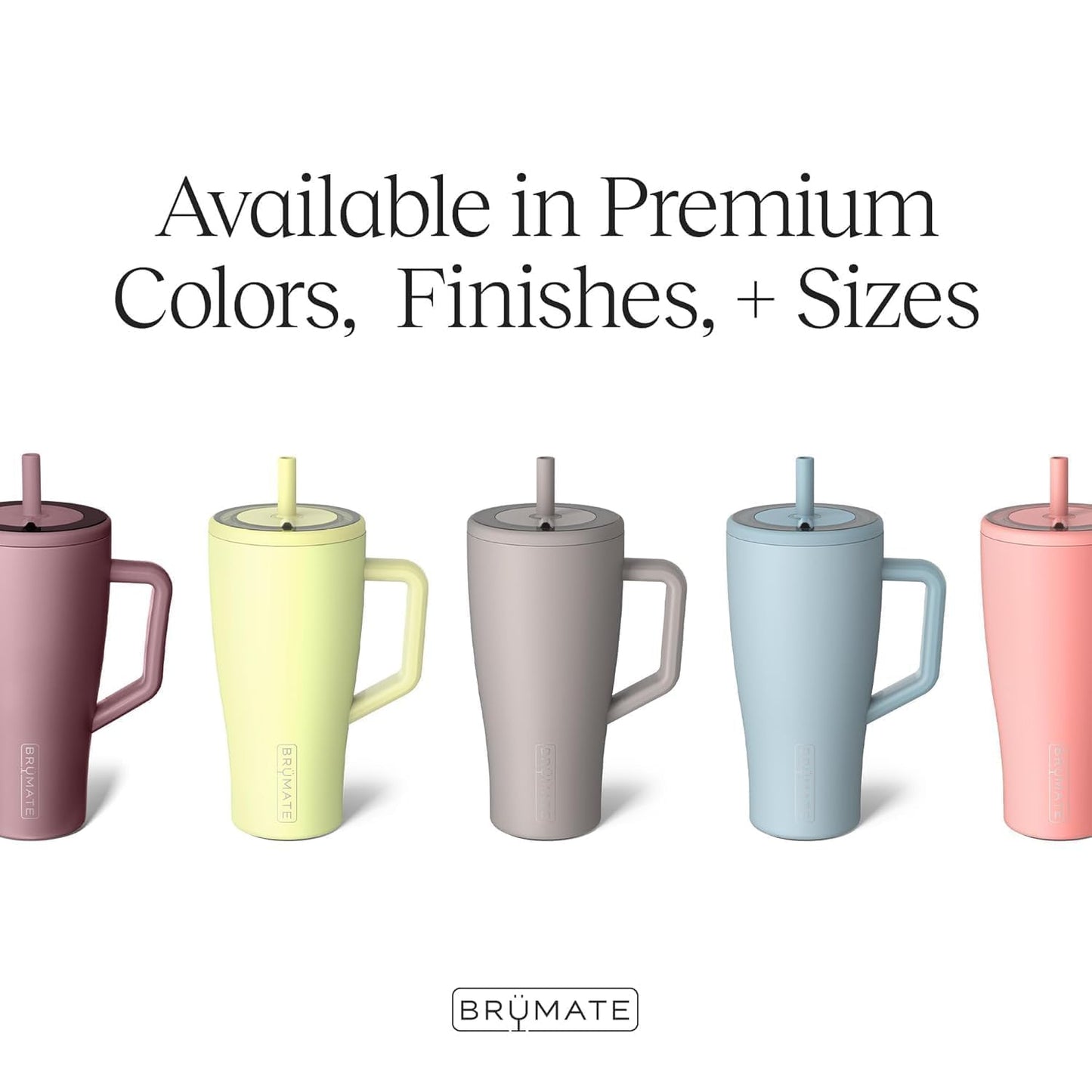 Era 20 oz Tumbler with Handle and Straw | 100% Leakproof Insulated Tumbler with Lid and Straw | Made of Stainless Steel | Cup Holder Friendly Base | 20oz (Dune)