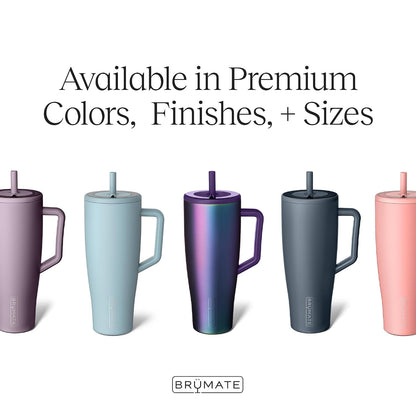 Era 20 oz Tumbler with Handle and Straw | 100% Leakproof Insulated Tumbler with Lid and Straw | Made of Stainless Steel | Cup Holder Friendly Base | 20oz (Dune)