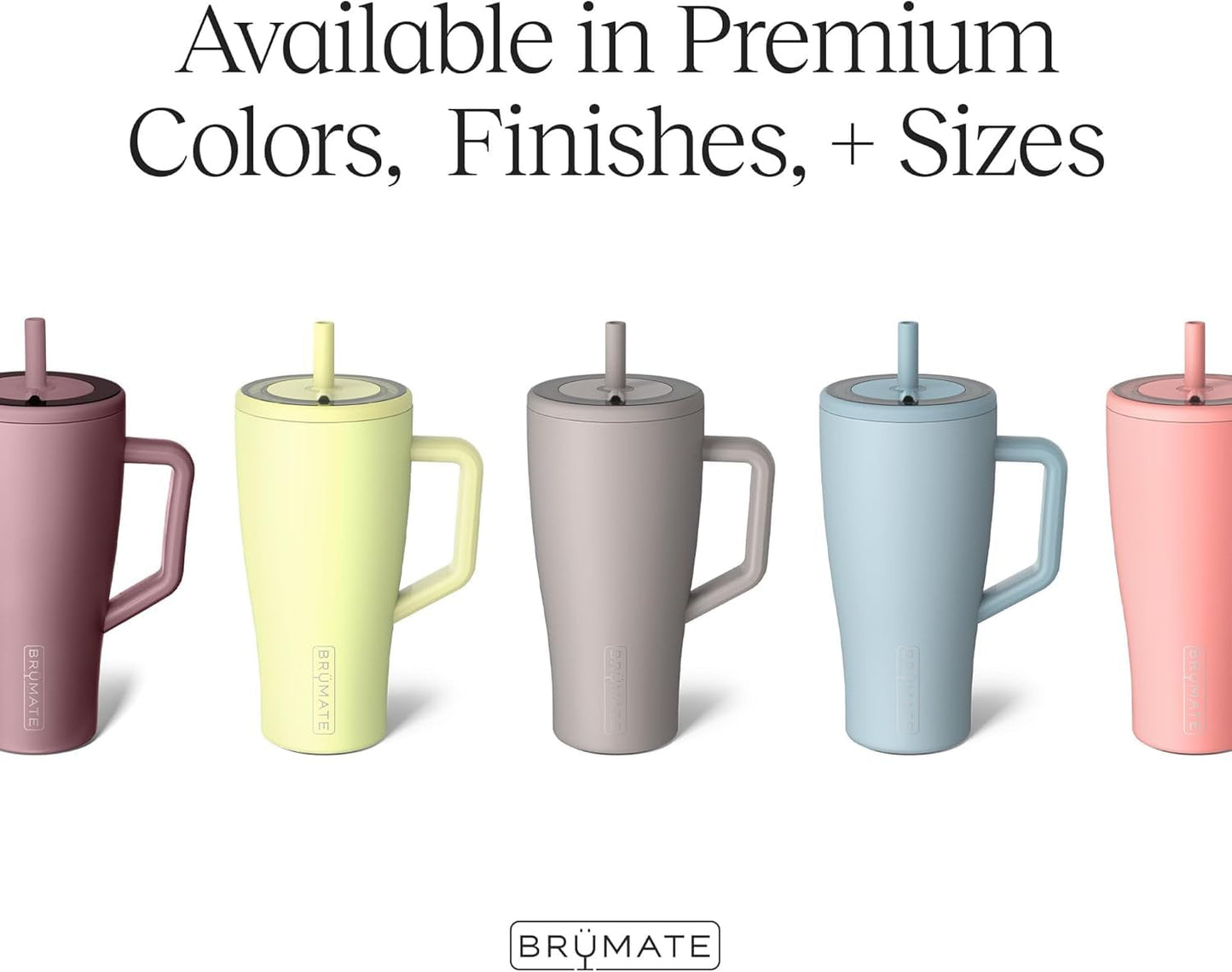 Era 20 oz Tumbler with Handle and Straw | 100% Leakproof Insulated Tumbler with Lid and Straw | Made of Stainless Steel | Cup Holder Friendly Base | 20oz (Dune)