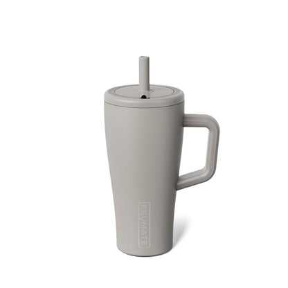 Era 20 oz Tumbler with Handle and Straw | 100% Leakproof Insulated Tumbler with Lid and Straw | Made of Stainless Steel | Cup Holder Friendly Base | 20oz (Dune)