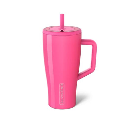 Era 20 oz Tumbler with Handle and Straw | 100% Leakproof Insulated Tumbler with Lid and Straw | Made of Stainless Steel | Cup Holder Friendly Base | 20oz (Dune)