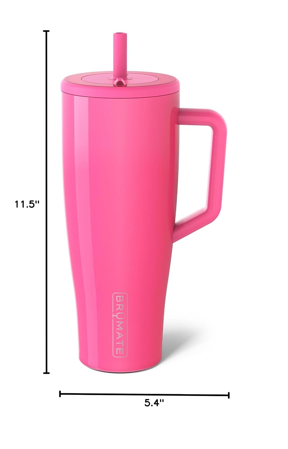 Era 20 oz Tumbler with Handle and Straw | 100% Leakproof Insulated Tumbler with Lid and Straw | Made of Stainless Steel | Cup Holder Friendly Base | 20oz (Dune)