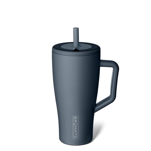 Era 20 oz Tumbler with Handle and Straw | 100% Leakproof Insulated Tumbler with Lid and Straw | Made of Stainless Steel | Cup Holder Friendly Base | 20oz (Dune)