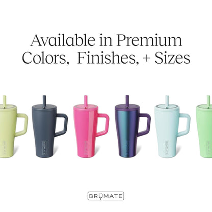 Era 20 oz Tumbler with Handle and Straw | 100% Leakproof Insulated Tumbler with Lid and Straw | Made of Stainless Steel | Cup Holder Friendly Base | 20oz (Dune)