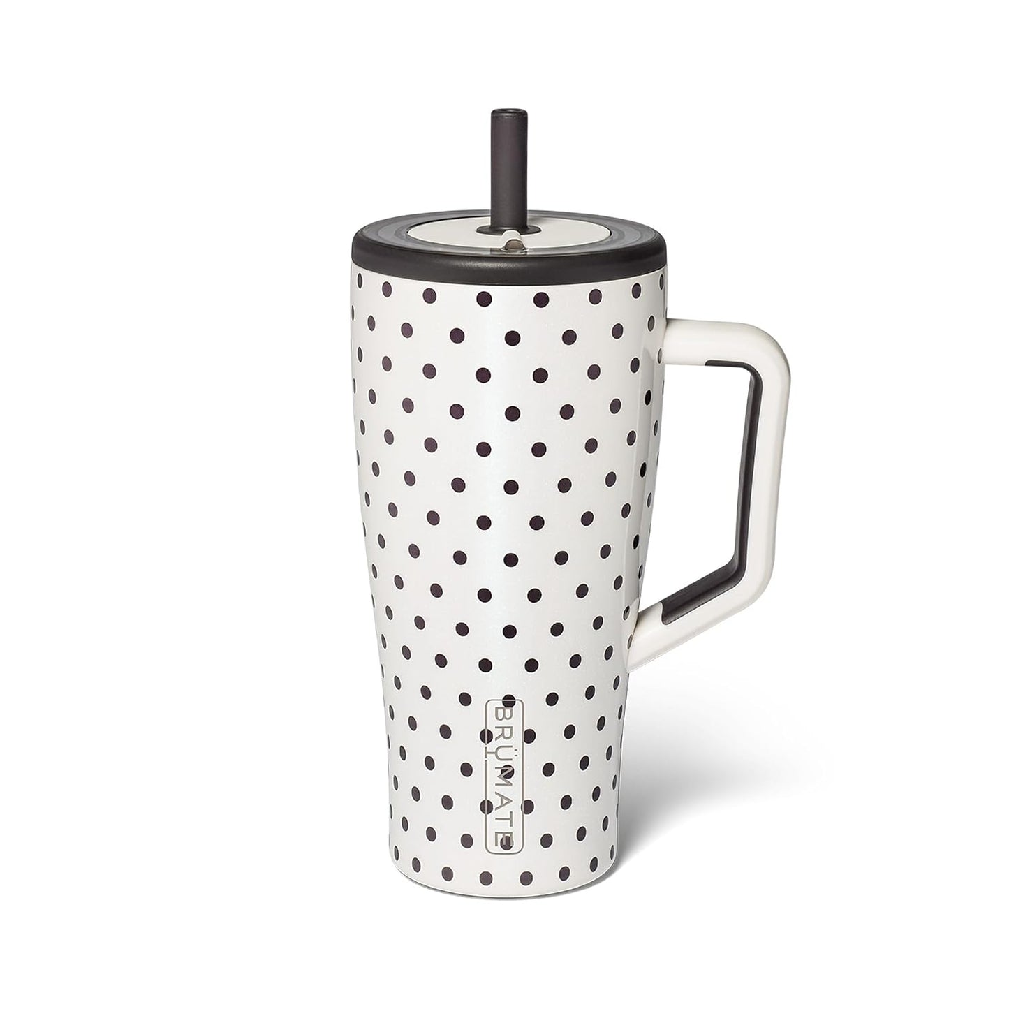 Era 20 oz Tumbler with Handle and Straw | 100% Leakproof Insulated Tumbler with Lid and Straw | Made of Stainless Steel | Cup Holder Friendly Base | 20oz (Dune)