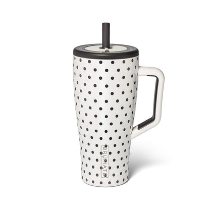 Era 20 oz Tumbler with Handle and Straw | 100% Leakproof Insulated Tumbler with Lid and Straw | Made of Stainless Steel | Cup Holder Friendly Base | 20oz (Dune)