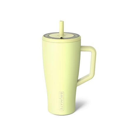 Era 20 oz Tumbler with Handle and Straw | 100% Leakproof Insulated Tumbler with Lid and Straw | Made of Stainless Steel | Cup Holder Friendly Base | 20oz (Dune)