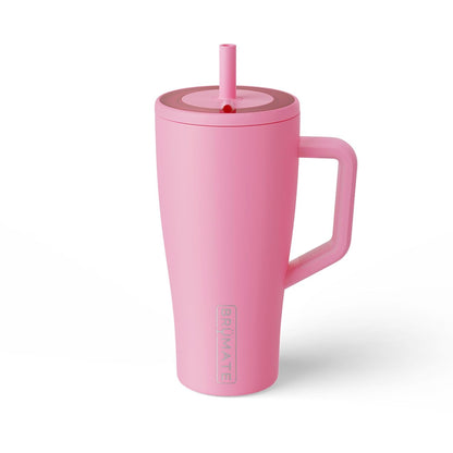 Era 20 oz Tumbler with Handle and Straw | 100% Leakproof Insulated Tumbler with Lid and Straw | Made of Stainless Steel | Cup Holder Friendly Base | 20oz (Dune)