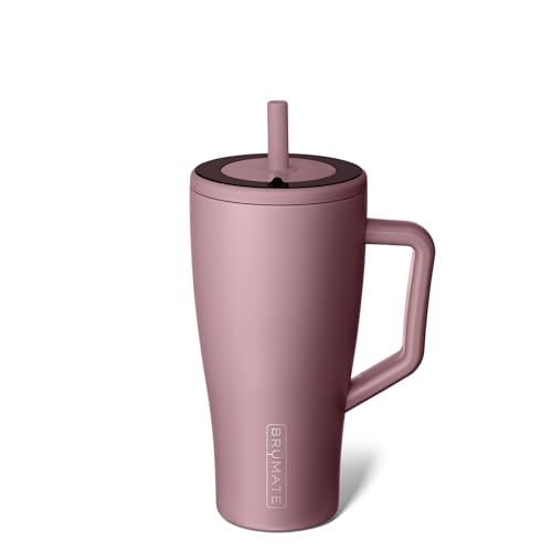 Era 20 oz Tumbler with Handle and Straw | 100% Leakproof Insulated Tumbler with Lid and Straw | Made of Stainless Steel | Cup Holder Friendly Base | 20oz (Dune)