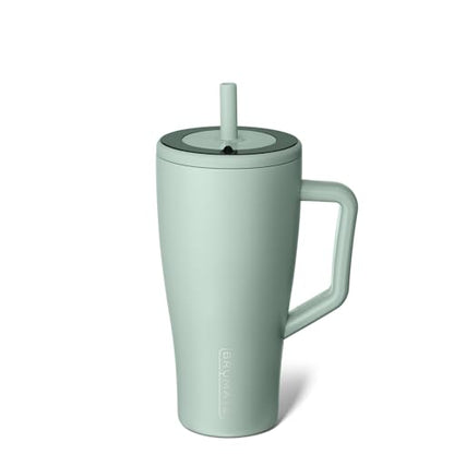 Era 20 oz Tumbler with Handle and Straw | 100% Leakproof Insulated Tumbler with Lid and Straw | Made of Stainless Steel | Cup Holder Friendly Base | 20oz (Dune)