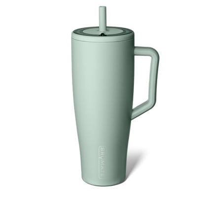 Era 20 oz Tumbler with Handle and Straw | 100% Leakproof Insulated Tumbler with Lid and Straw | Made of Stainless Steel | Cup Holder Friendly Base | 20oz (Dune)