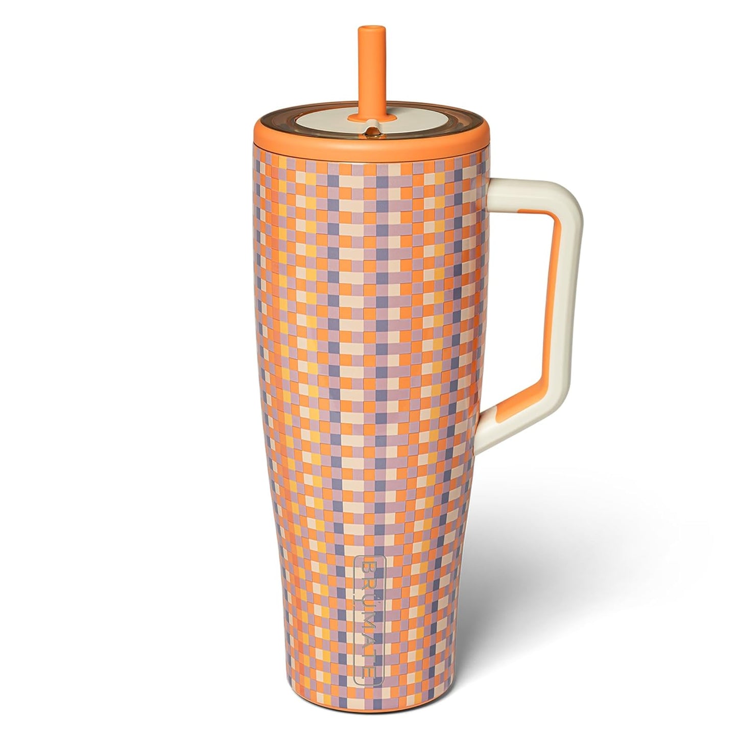 Era 20 oz Tumbler with Handle and Straw | 100% Leakproof Insulated Tumbler with Lid and Straw | Made of Stainless Steel | Cup Holder Friendly Base | 20oz (Dune)
