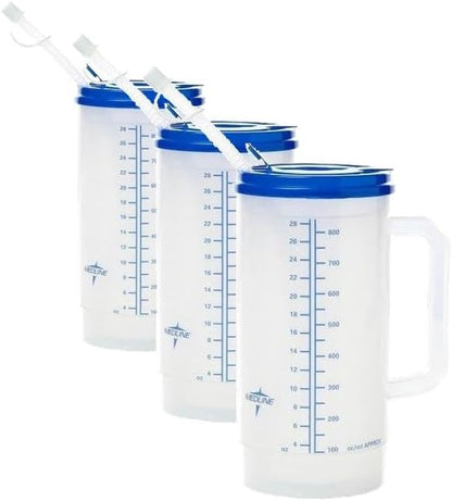 Graduated Insulated Carafes, Clear, 28 Oz