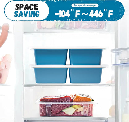 Silicone Soup Freezer Trays with Lids -, ½ cup, 1 cup, and 2 cup - Perfect Portion Control for Broth, Sauce & Meal Prep ，100% Platinum Silicone BPA-Free, Flexible, Dishwasher Safe