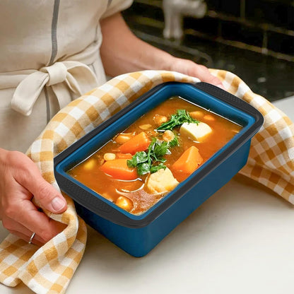 Silicone Soup Freezer Trays with Lids -, ½ cup, 1 cup, and 2 cup - Perfect Portion Control for Broth, Sauce & Meal Prep ，100% Platinum Silicone BPA-Free, Flexible, Dishwasher Safe