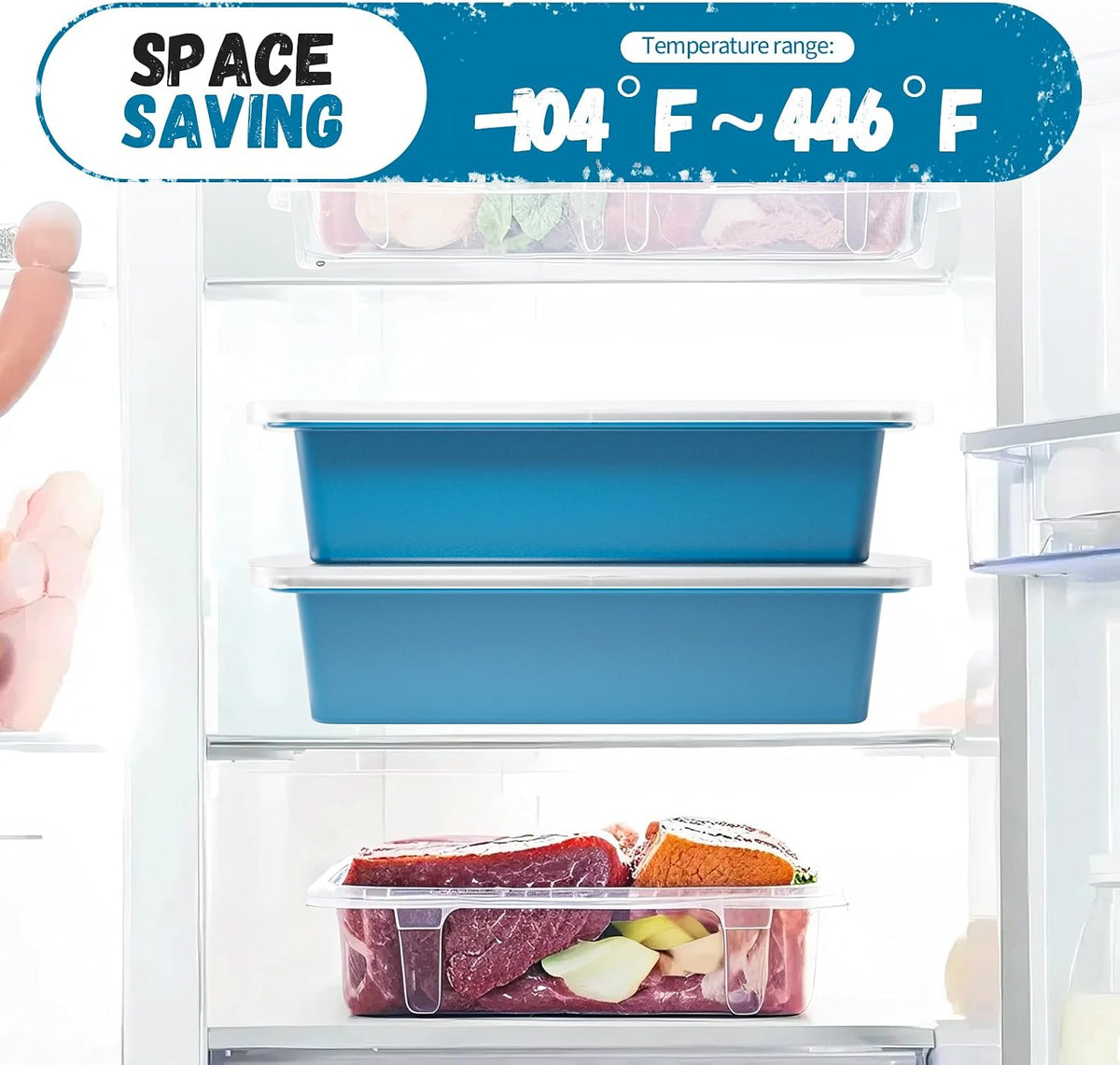 Silicone Soup Freezer Trays with Lids -, ½ cup, 1 cup, and 2 cup - Perfect Portion Control for Broth, Sauce & Meal Prep ，100% Platinum Silicone BPA-Free, Flexible, Dishwasher Safe