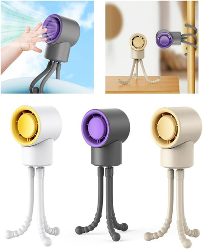 Portable Rechargeable Strollers Fan Flexible Tripods Clip Fan with 3 Speed