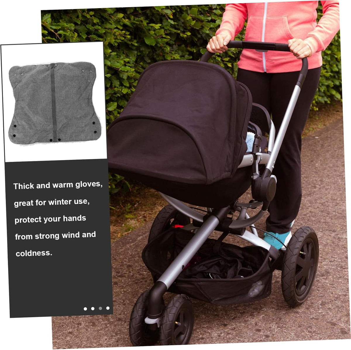 Ster Gloves Waterproof Pram Hand Warm Gloves Anti-Freeze Gloves Hand Muff for Ster Hand Muffs for Pram