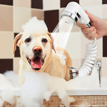 Sink Faucet Sprayer Attachment Hair Pet Rinser Showerhead with Stop Water-saving Function