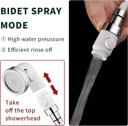 Sink Faucet Sprayer Attachment Hair Pet Rinser Showerhead with Stop Water-saving Function