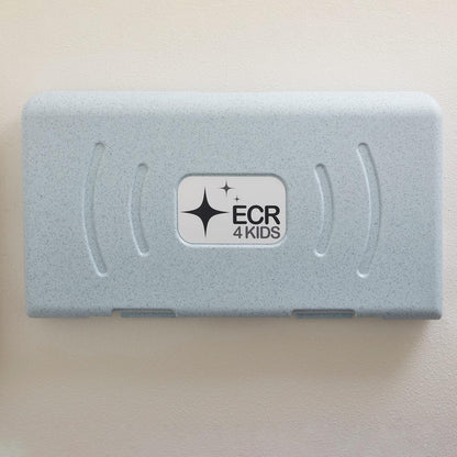 Horizontal Wall-Mounted Baby Changing Station, Grey Speckled